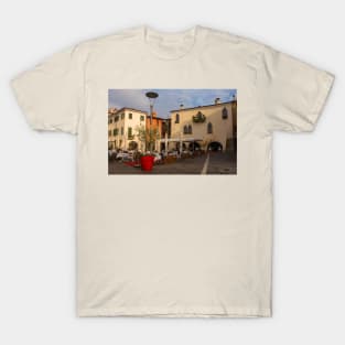 Square in Garda in North East Italy T-Shirt